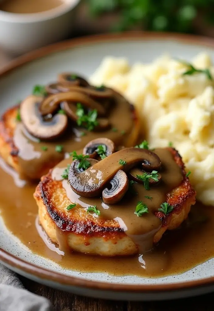 27 Pork Chop Recipes with Sauce for Juicy Results 74 27 Pork Chop Recipes with Sauce for Juicy Results - 12. Creamy Mushroom Sauce Pork Chops