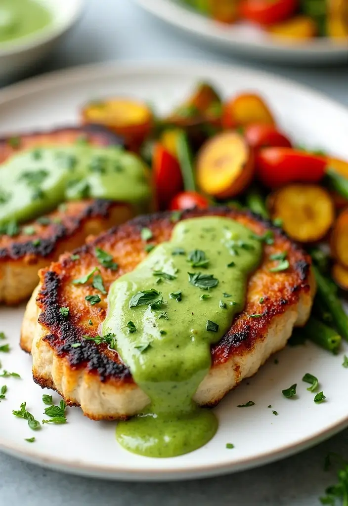 27 Pork Chop Recipes with Sauce for Juicy Results 79 27 Pork Chop Recipes with Sauce for Juicy Results - 13. Cilantro Lime Sauce Pork Chops