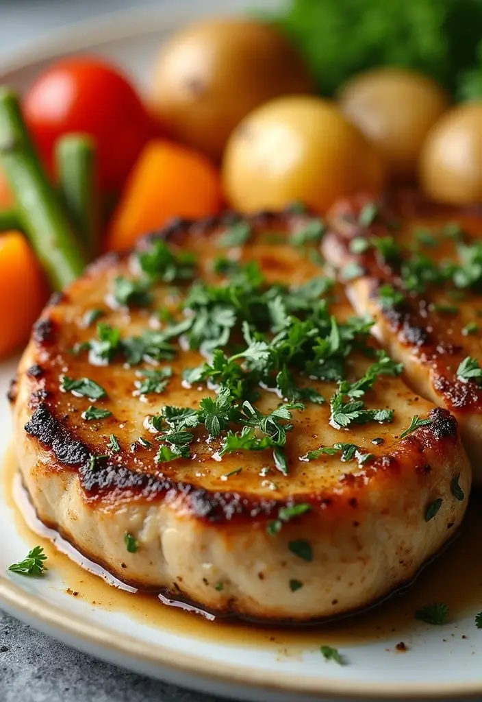 27 Pork Chop Recipes with Sauce for Juicy Results 112 27 Pork Chop Recipes with Sauce for Juicy Results - 18. Savory Herb and Garlic Sauce Pork Chops