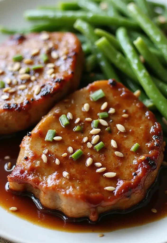 27 Pork Chop Recipes with Sauce for Juicy Results 126 27 Pork Chop Recipes with Sauce for Juicy Results - 20. Sesame Soy Sauce Pork Chops