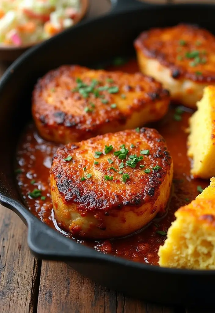 27 Pork Chop Recipes with Sauce for Juicy Results 138 27 Pork Chop Recipes with Sauce for Juicy Results - 22. Cajun Spiced Pork Chops