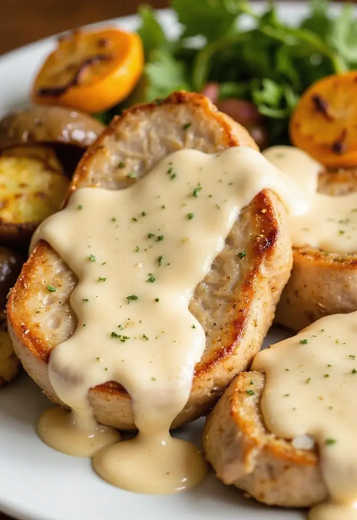27 Pork Chop Recipes with Sauce for Juicy Results 152 27 Pork Chop Recipes with Sauce for Juicy Results - 24. Dijon Cream Sauce Pork Chops