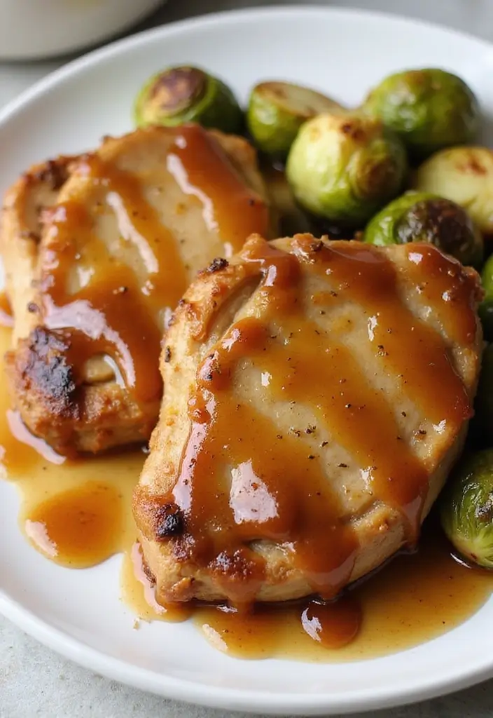27 Pork Chop Recipes with Sauce for Juicy Results 159 27 Pork Chop Recipes with Sauce for Juicy Results - 25. Apple Cider Glazed Pork Chops