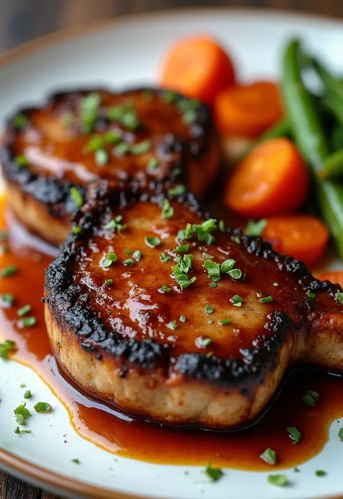 27 Pork Chop Recipes with Sauce for Juicy Results 18 27 Pork Chop Recipes with Sauce for Juicy Results - 4. Balsamic Glazed Pork Chops