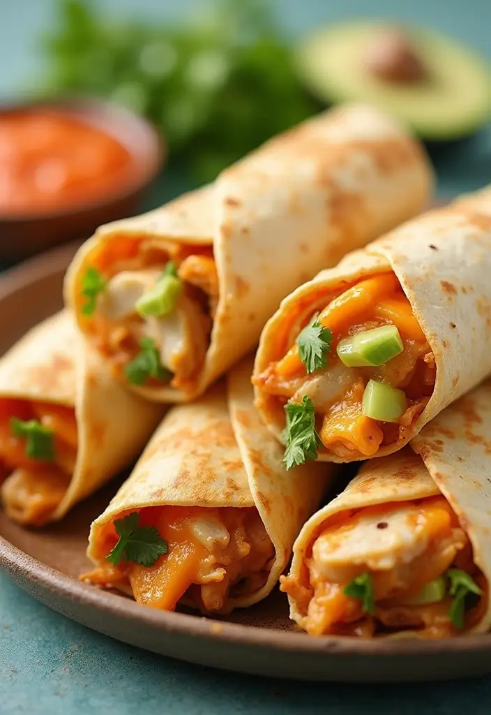 27 Recipes Using Canned Nacho Cheese Sauce for Quick Snacks 97 27 Recipes Using Canned Nacho Cheese Sauce for Quick Snacks - 15. Nacho Cheese and Chicken Wraps