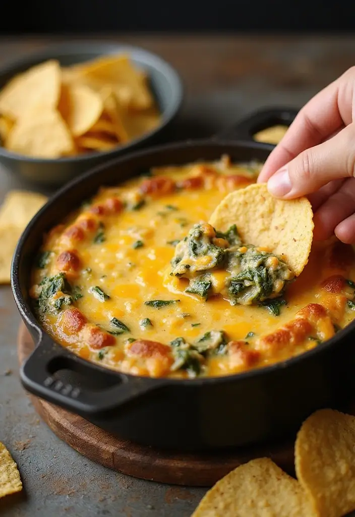 27 Recipes Using Canned Nacho Cheese Sauce for Quick Snacks 161 27 Recipes Using Canned Nacho Cheese Sauce for Quick Snacks - 25. Nacho Cheese Spinach Dip