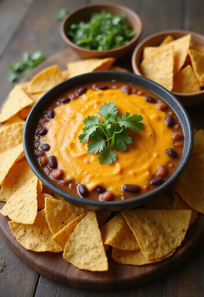 27 Recipes Using Canned Nacho Cheese Sauce for Quick Snacks 36 27 Recipes Using Canned Nacho Cheese Sauce for Quick Snacks - 6. Nacho Cheese and Bean Dip