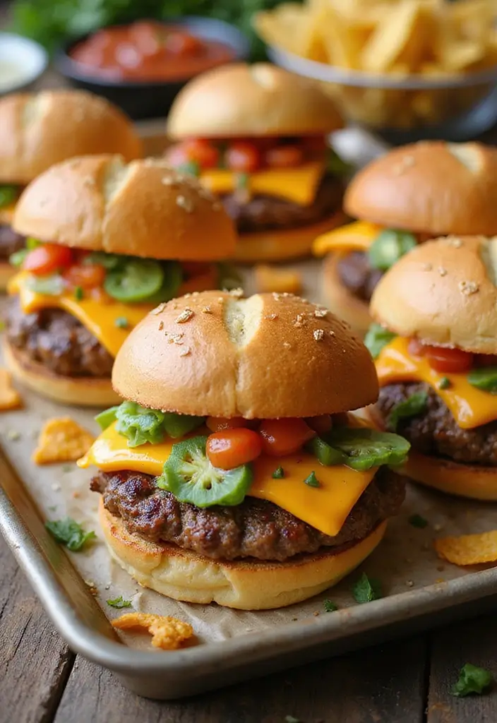 27 Recipes Using Canned Nacho Cheese Sauce for Quick Snacks 43 27 Recipes Using Canned Nacho Cheese Sauce for Quick Snacks - 7. Nacho Cheese Sliders