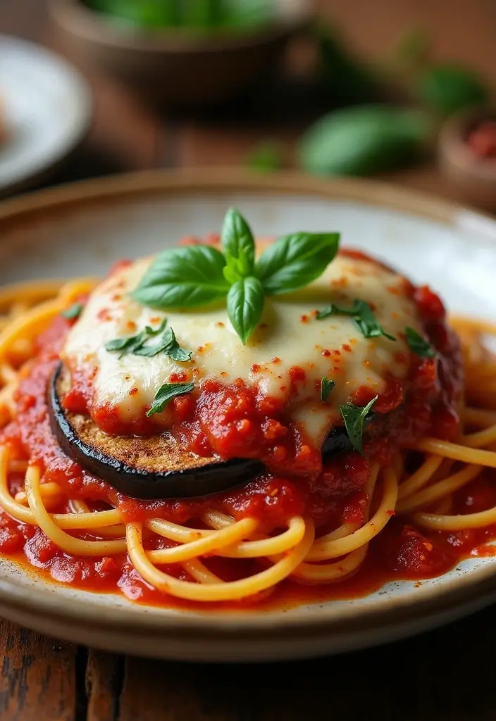 27 Red Sauce Pasta Recipes Vegetarian and Delicious 67 27 Red Sauce Pasta Recipes Vegetarian and Delicious - 11. Eggplant Parmesan Pasta