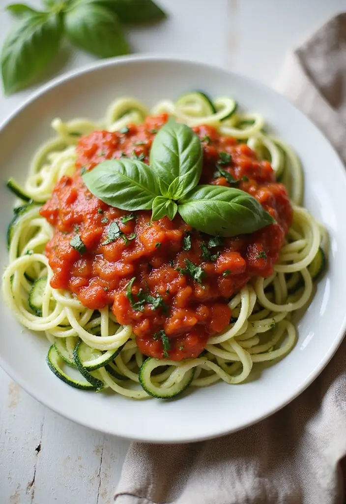 27 Red Sauce Pasta Recipes Vegetarian and Delicious 88 27 Red Sauce Pasta Recipes Vegetarian and Delicious - 14. Zucchini Noodles with Tomato Sauce