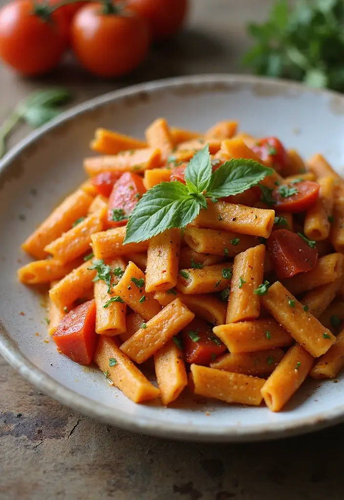 27 Red Sauce Pasta Recipes Vegetarian and Delicious 130 27 Red Sauce Pasta Recipes Vegetarian and Delicious - 20. Sweet Potato and Tomato Pasta