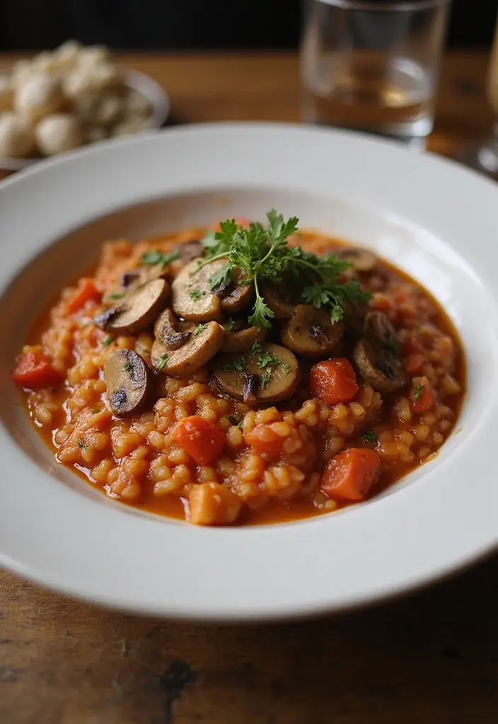 27 Red Sauce Pasta Recipes Vegetarian and Delicious 152 27 Red Sauce Pasta Recipes Vegetarian and Delicious - 24. Tomato and Mushroom Risotto