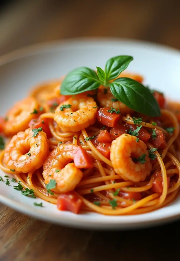 27 Red Sauce Pasta Recipes Vegetarian and Delicious 157 27 Red Sauce Pasta Recipes Vegetarian and Delicious - 25. Spicy Tomato and Shrimp Pasta