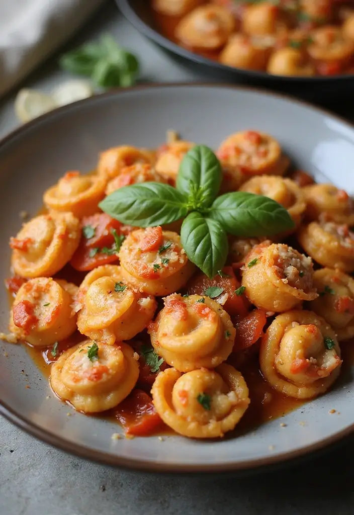 27 Red Sauce Pasta Recipes Vegetarian and Delicious 171 27 Red Sauce Pasta Recipes Vegetarian and Delicious - 27. Tomato and Cheese Tortellini