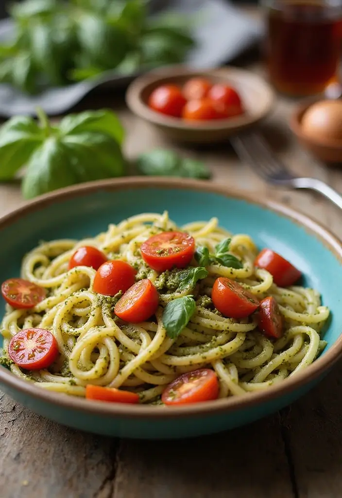 27 Red Sauce Pasta Recipes Vegetarian and Delicious 46 27 Red Sauce Pasta Recipes Vegetarian and Delicious - 8. Pesto Rosso with Cherry Tomatoes