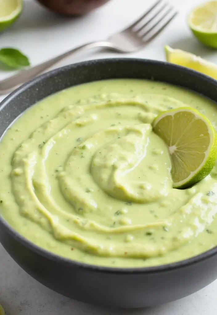 29 Chicken Dipping Sauce Recipes That Beat Store-Bought 1 29 Chicken Dipping Sauce Recipes That Beat Store-Bought - 1. Creamy Avocado Lime Sauce