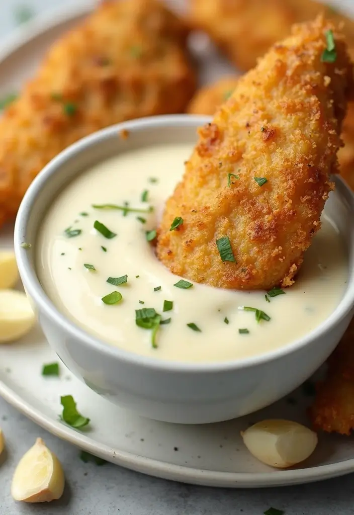 29 Chicken Dipping Sauce Recipes That Beat Store-Bought 105 29 Chicken Dipping Sauce Recipes That Beat Store-Bought - 17. Garlic Parmesan Sauce