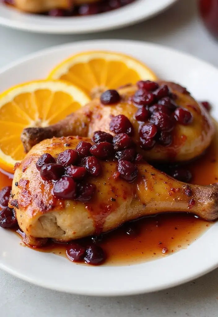 29 Chicken and Cranberry Sauce Recipes for Sweet & Savory Fans 67 29 Chicken and Cranberry Sauce Recipes for Sweet & Savory Fans - 11. Cranberry-Orange Glazed Chicken