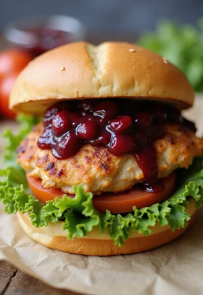 29 Chicken and Cranberry Sauce Recipes for Sweet & Savory Fans 146 29 Chicken and Cranberry Sauce Recipes for Sweet & Savory Fans - 22. Cranberry Chicken Burgers