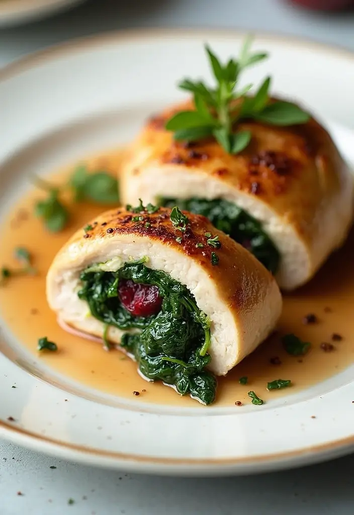 29 Chicken and Cranberry Sauce Recipes for Sweet & Savory Fans 32 29 Chicken and Cranberry Sauce Recipes for Sweet & Savory Fans - 6. Cranberry Stuffed Chicken Breast