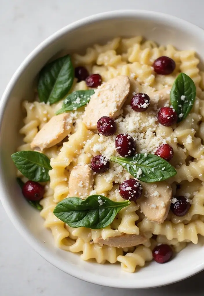 29 Chicken and Cranberry Sauce Recipes for Sweet & Savory Fans 53 29 Chicken and Cranberry Sauce Recipes for Sweet & Savory Fans - 9. Creamy Cranberry Chicken Pasta