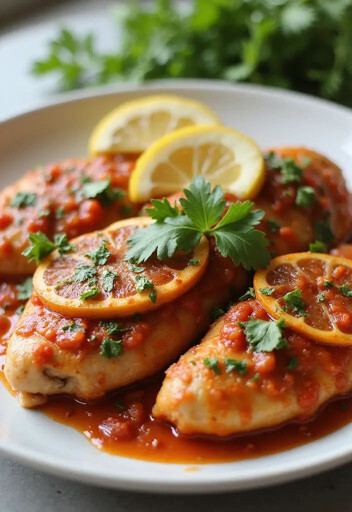 29 Chicken with Marinara Sauce Recipes You Can’t Go Wrong With 79 29 Chicken with Marinara Sauce Recipes You Can’t Go Wrong With - 13. Lemon Garlic Chicken Marinara