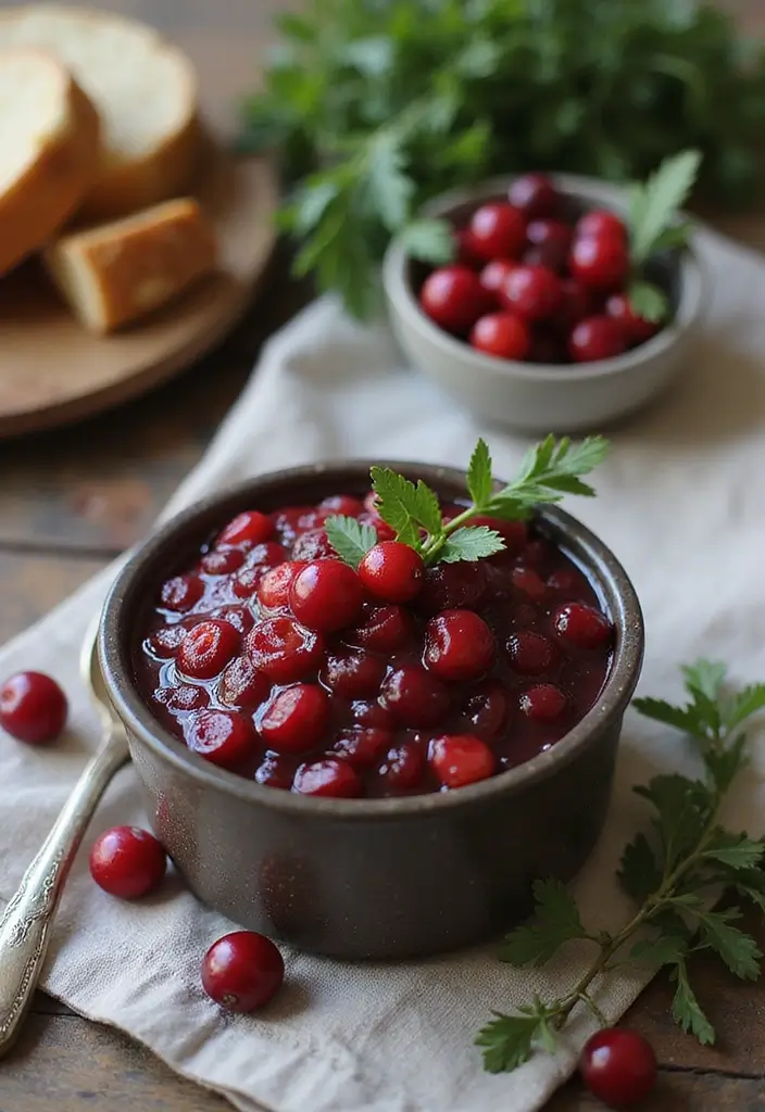 29 Whole Berry Cranberry Sauce Recipes for Every Occasion 147 29 Whole Berry Cranberry Sauce Recipes for Every Occasion - 23. Cranberry Sauce with Fresh Herbs