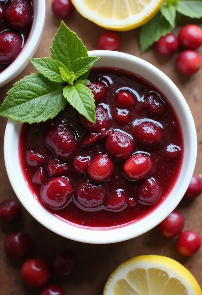 29 Whole Berry Cranberry Sauce Recipes for Every Occasion 161 29 Whole Berry Cranberry Sauce Recipes for Every Occasion - 25. Cranberry Sauce with Lemon Balm