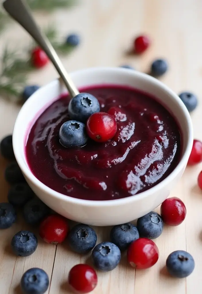 29 Whole Berry Cranberry Sauce Recipes for Every Occasion 27 29 Whole Berry Cranberry Sauce Recipes for Every Occasion - 5. Blueberry Cranberry Sauce