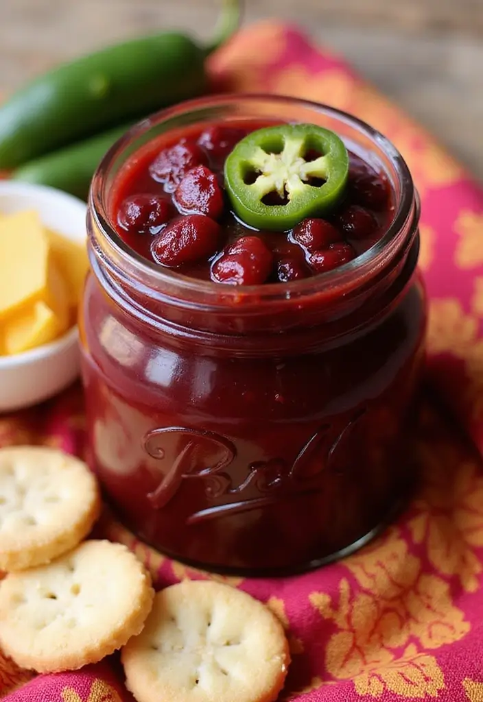 29 Whole Berry Cranberry Sauce Recipes for Every Occasion 48 29 Whole Berry Cranberry Sauce Recipes for Every Occasion - 8. Spicy Cranberry Sauce with Jalapeño
