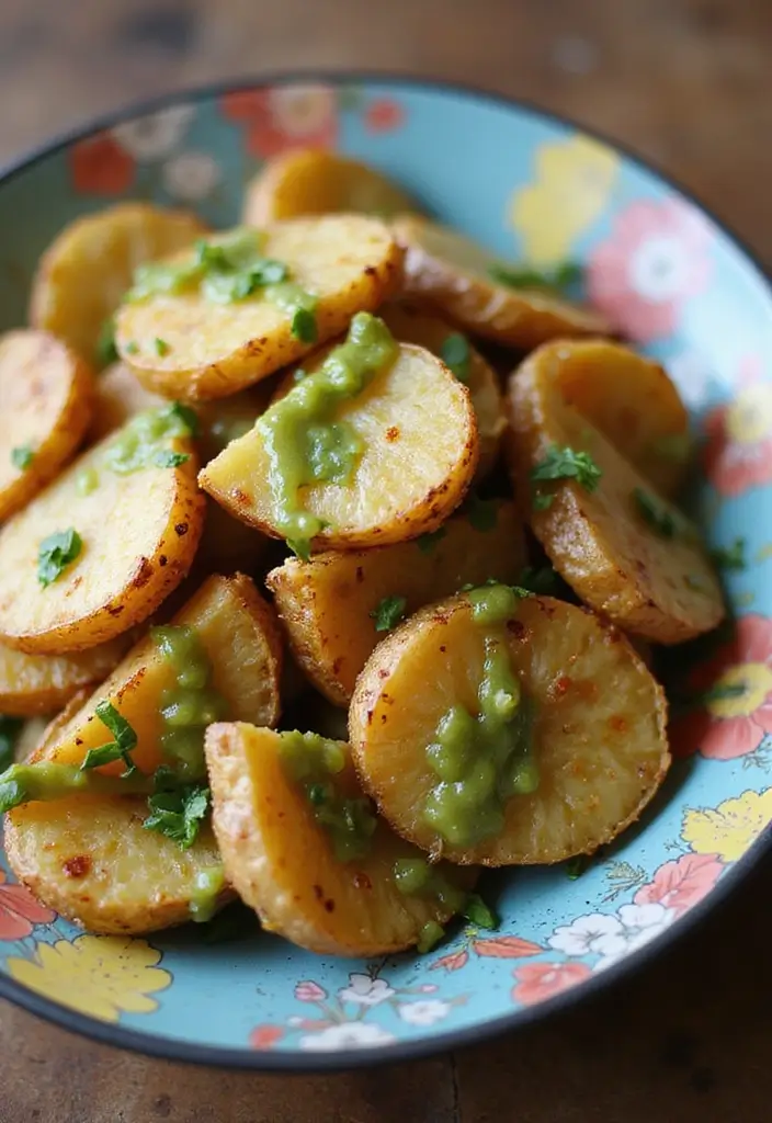 30+ 505 Green Chili Sauce Recipes Packed with Southwest Flavor 51 30+ 505 Green Chili Sauce Recipes Packed with Southwest Flavor - 9. Green Chili Potato Wedges