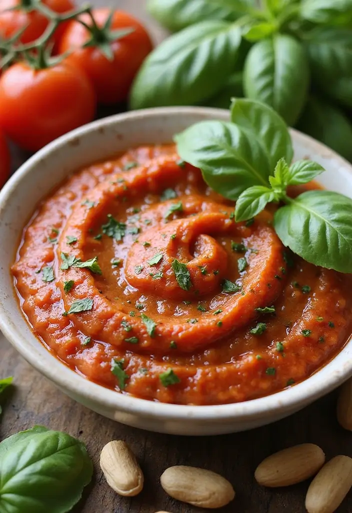 30+ Fresh Tomato Basil Pasta Sauce Recipes for Italian Nights 69 30+ Fresh Tomato Basil Pasta Sauce Recipes for Italian Nights - 11. Tomato Basil Pesto Sauce