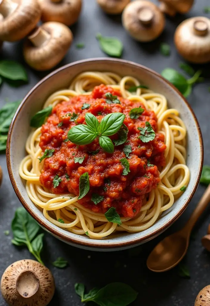 30+ Fresh Tomato Basil Pasta Sauce Recipes for Italian Nights 149 30+ Fresh Tomato Basil Pasta Sauce Recipes for Italian Nights - 23. Tomato Basil Mushroom Sauce