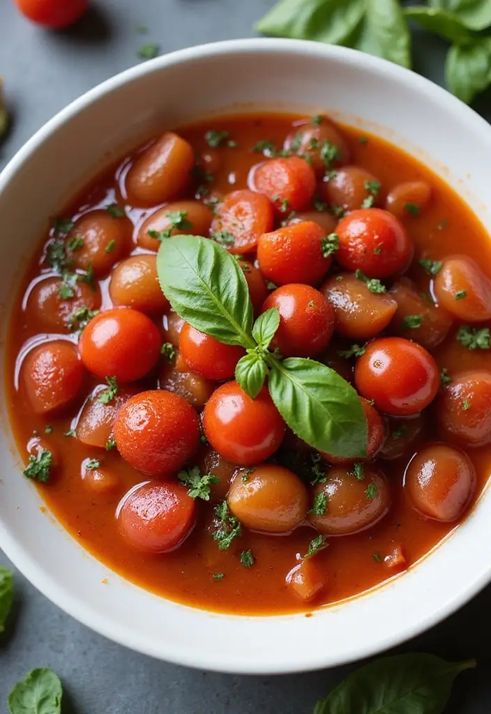 30+ Fresh Tomato Basil Pasta Sauce Recipes for Italian Nights 184 30+ Fresh Tomato Basil Pasta Sauce Recipes for Italian Nights - 28. Tomato Basil Grape Sauce