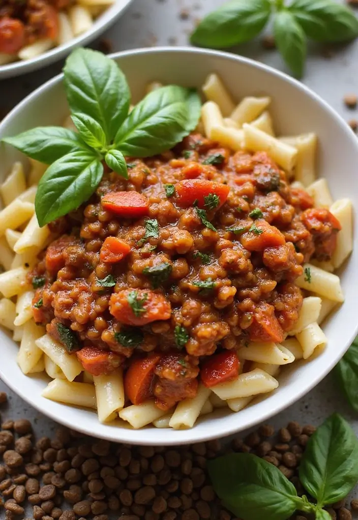 30+ Fresh Tomato Basil Pasta Sauce Recipes for Italian Nights 191 30+ Fresh Tomato Basil Pasta Sauce Recipes for Italian Nights - 29. Tomato Basil Lentil Sauce