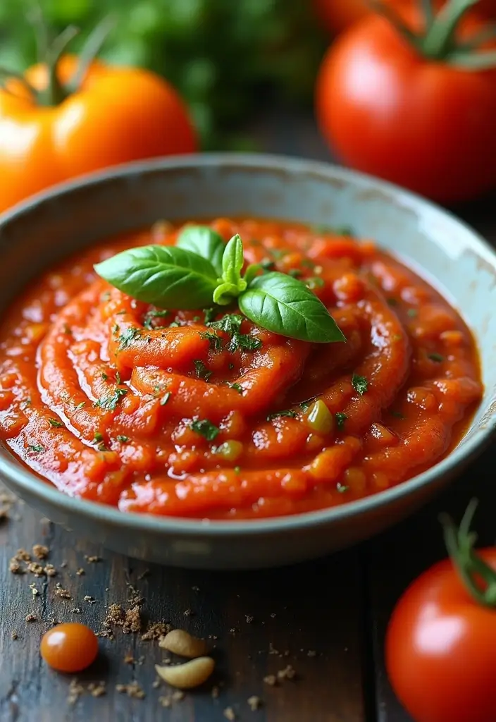 30+ Fresh Tomato Basil Pasta Sauce Recipes for Italian Nights 13 30+ Fresh Tomato Basil Pasta Sauce Recipes for Italian Nights - 3. Heirloom Tomato Basil Sauce