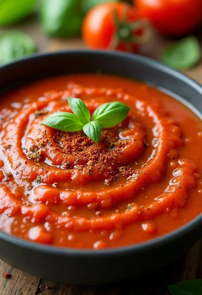 30+ Fresh Tomato Basil Pasta Sauce Recipes for Italian Nights 27 30+ Fresh Tomato Basil Pasta Sauce Recipes for Italian Nights - 5. Spicy Tomato Basil Sauce