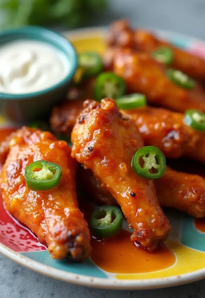 30+ Honey Hot Wing Sauce Recipes for Game Nights 100 30+ Honey Hot Wing Sauce Recipes for Game Nights - 16. Honey Jalapeño Wing Sauce
