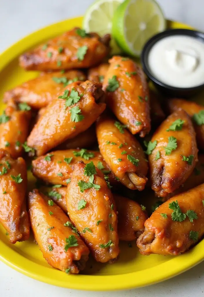 30+ Honey Hot Wing Sauce Recipes for Game Nights 183 30+ Honey Hot Wing Sauce Recipes for Game Nights - 29. Honey Cilantro Lime Wing Sauce