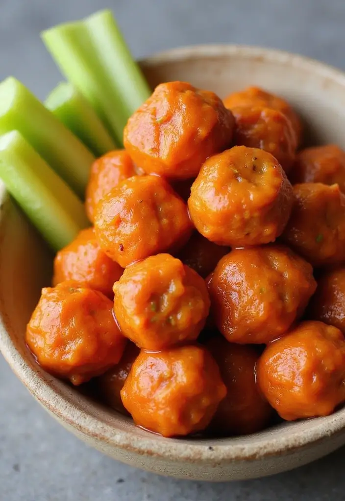 30 Meatball Sauce Recipes with Grape Jelly for Potlucks 83 30 Meatball Sauce Recipes with Grape Jelly for Potlucks - 13. Grape Jelly and Buffalo Sauce Meatballs
