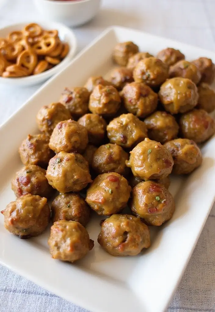 30 Meatball Sauce Recipes with Grape Jelly for Potlucks 126 30 Meatball Sauce Recipes with Grape Jelly for Potlucks - 20. Grape Jelly and Mustard Meatballs
