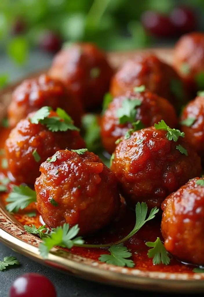 30 Meatball Sauce Recipes with Grape Jelly for Potlucks 133 30 Meatball Sauce Recipes with Grape Jelly for Potlucks - 21. Grape Jelly and Tandoori Marinade Meatballs