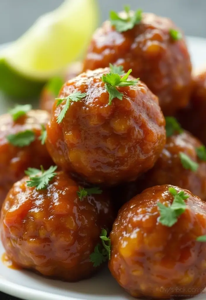 30 Meatball Sauce Recipes with Grape Jelly for Potlucks 145 30 Meatball Sauce Recipes with Grape Jelly for Potlucks - 23. Grape Jelly and Mango Salsa Meatballs