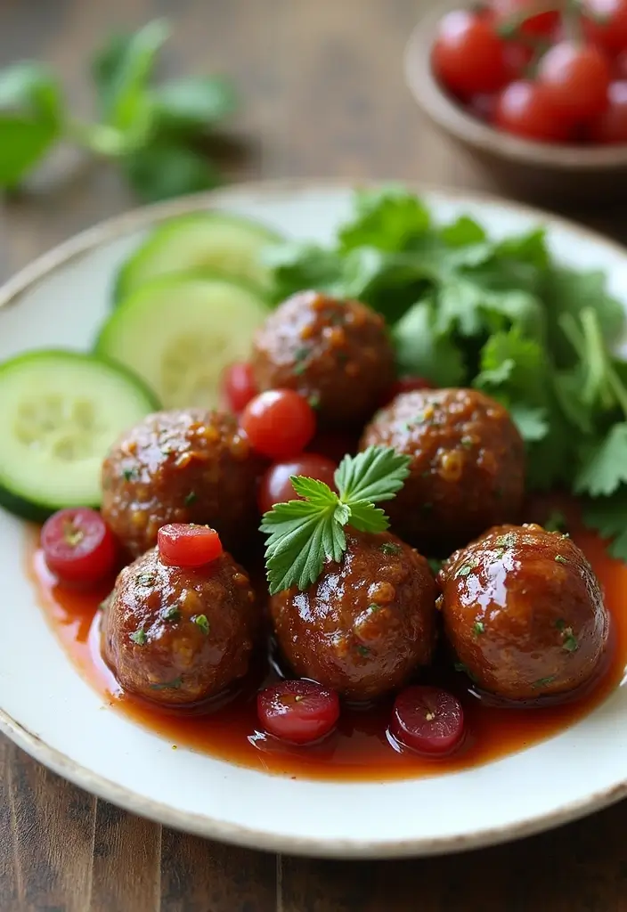30 Meatball Sauce Recipes with Grape Jelly for Potlucks 152 30 Meatball Sauce Recipes with Grape Jelly for Potlucks - 24. Grape Jelly and Cucumber Salsa Meatballs