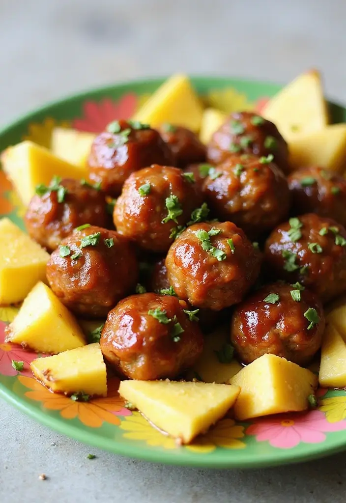 30 Meatball Sauce Recipes with Grape Jelly for Potlucks 159 30 Meatball Sauce Recipes with Grape Jelly for Potlucks - 25. Grape Jelly and Teriyaki Pineapple Meatballs