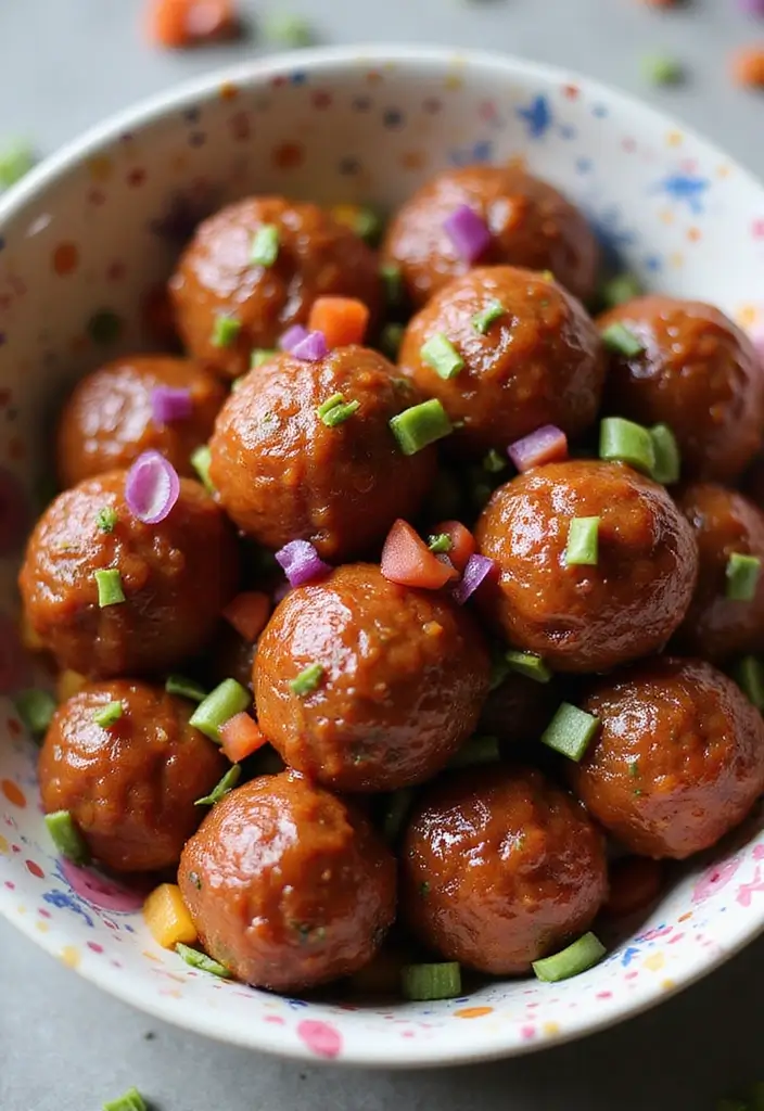 30 Meatball Sauce Recipes with Grape Jelly for Potlucks 173 30 Meatball Sauce Recipes with Grape Jelly for Potlucks - 27. Grape Jelly and Sweet Pepper Meatballs