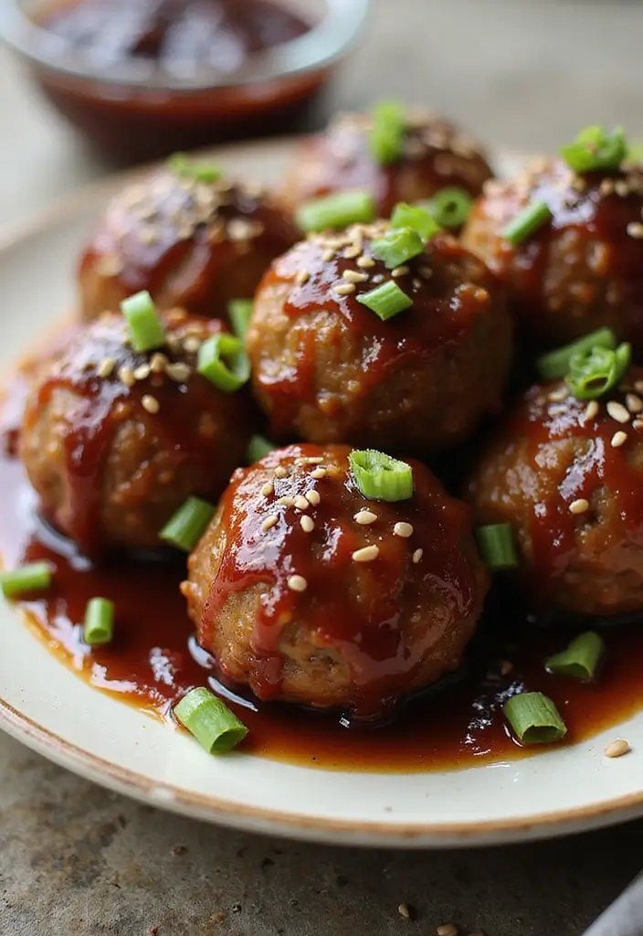 30 Meatball Sauce Recipes with Grape Jelly for Potlucks 15 30 Meatball Sauce Recipes with Grape Jelly for Potlucks - 3. Grape Jelly and Teriyaki Meatballs
