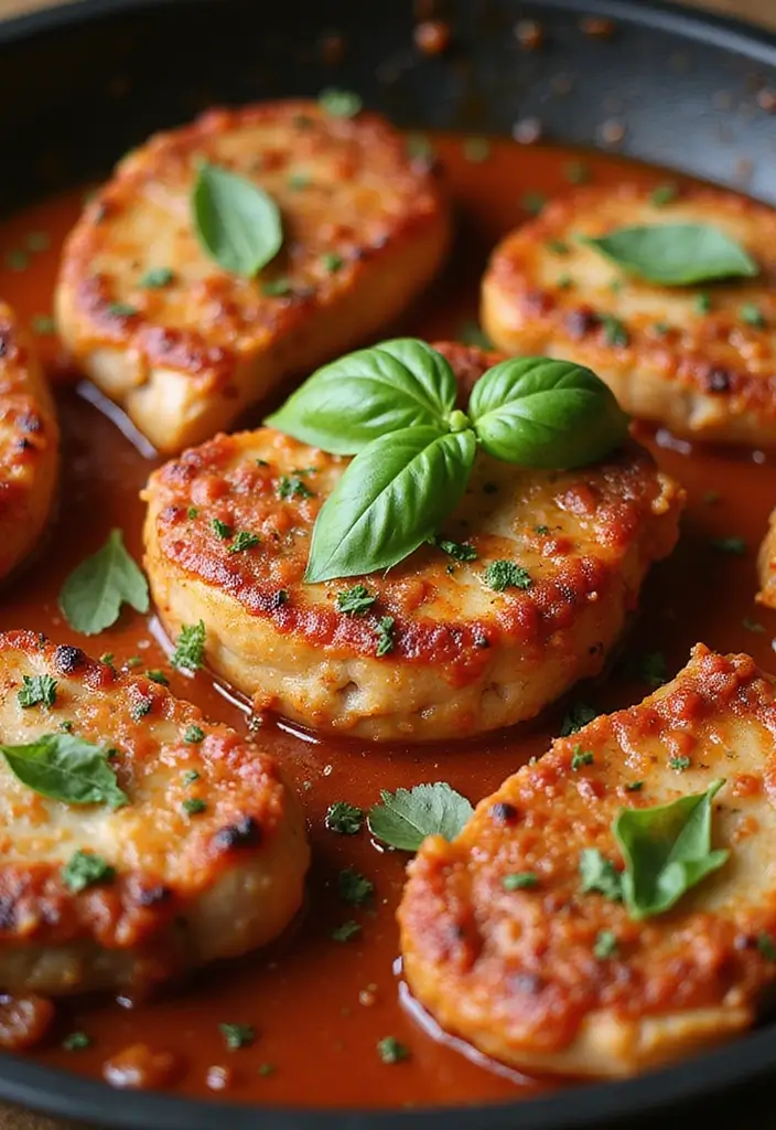 30 Pork Chops in Tomato Sauce Recipes for Family Dinners 1 30 Pork Chops in Tomato Sauce Recipes for Family Dinners - 1. Classic Pork Chops with Marinara Sauce