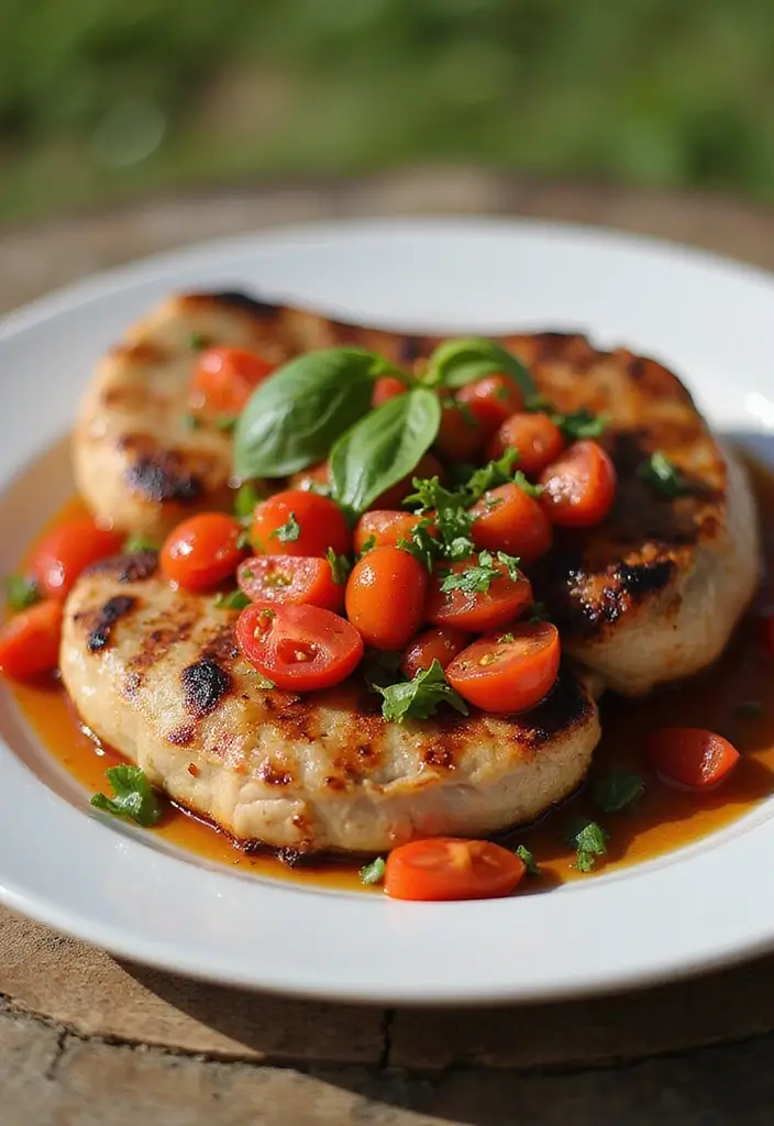 30 Pork Chops in Tomato Sauce Recipes for Family Dinners 74 30 Pork Chops in Tomato Sauce Recipes for Family Dinners - 12. Pork Chops with Tomato Basil Salsa