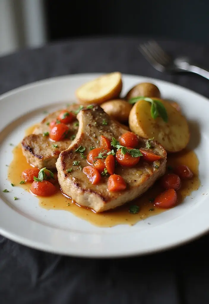 30 Pork Chops in Tomato Sauce Recipes for Family Dinners 151 30 Pork Chops in Tomato Sauce Recipes for Family Dinners - 23. Tomato and Fennel Pork Chops
